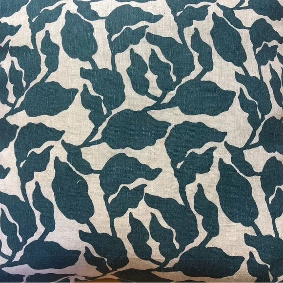 PAIR 20x20 Walter.G Flores Pacific Blue Linen Studio Craft Pillows